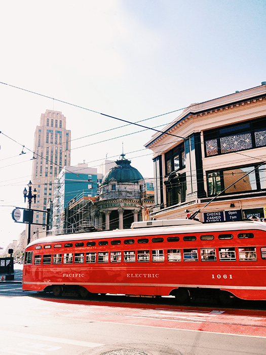 San Francisco Red Bus